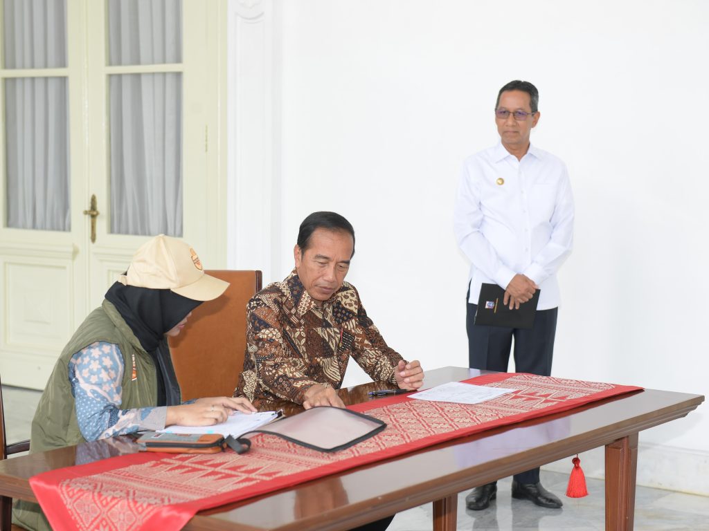 Presiden Jokowi Ikuti Proses Coklit Data Pemilih Pilkada 2024