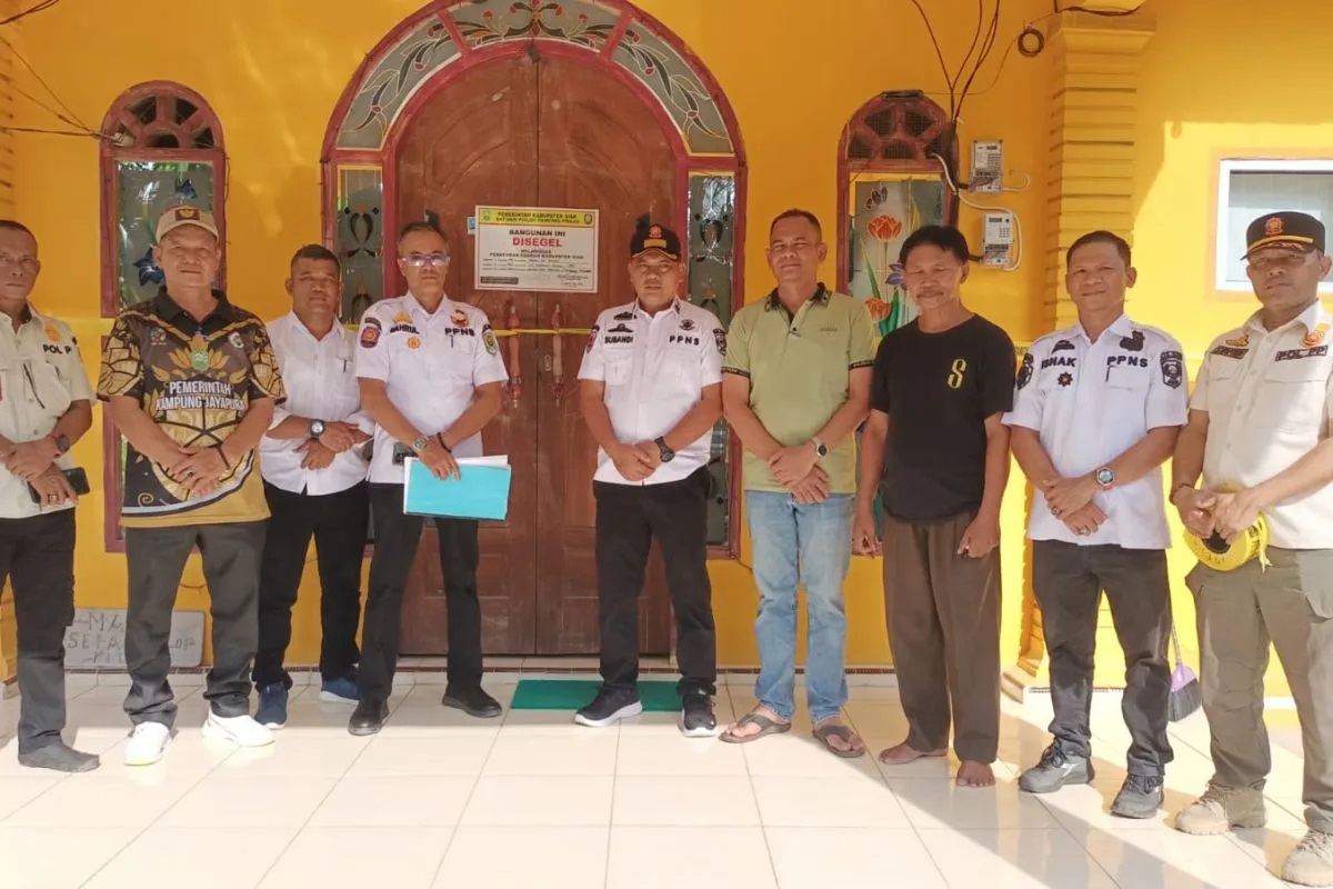 Satpol PP Siak Segel "Homestay" Dijadikan Tempat Prostitusi