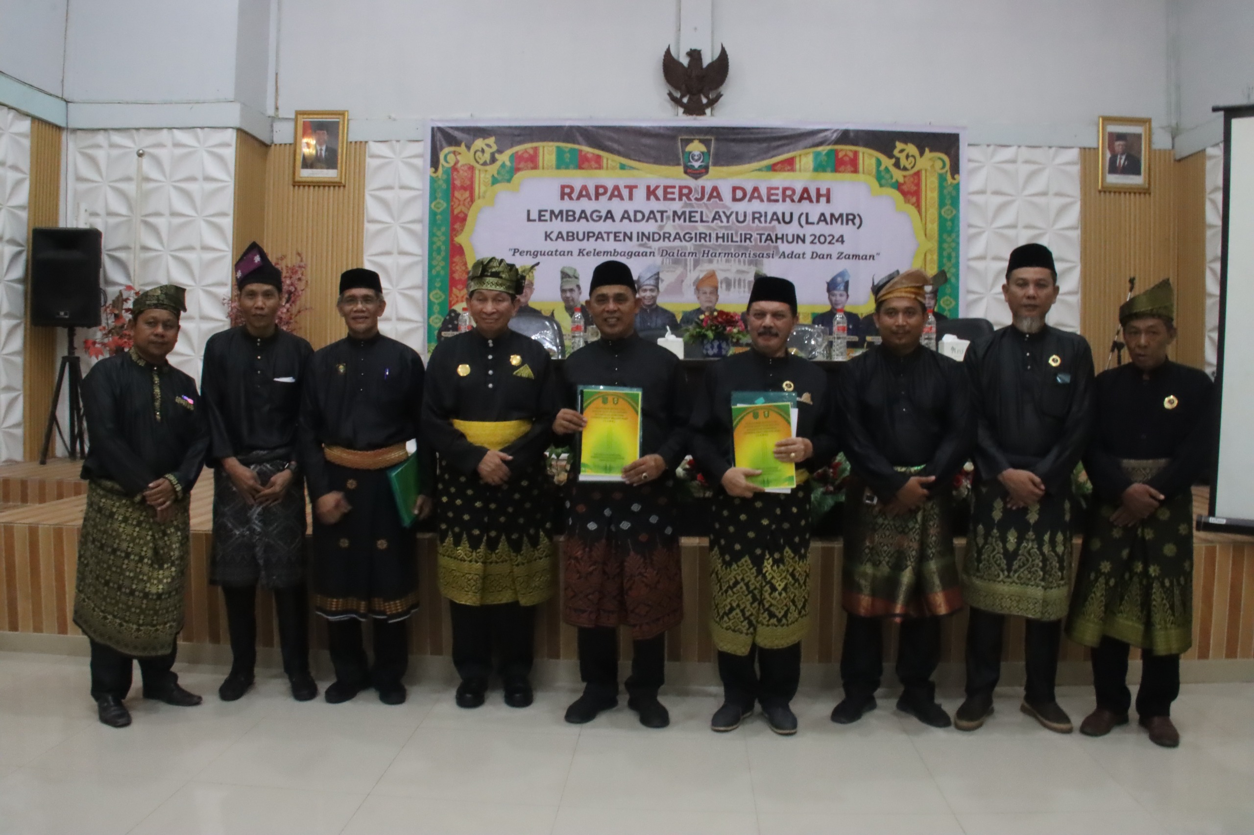 Pj Bupati Buka Rapat Kerja Daerah LAMR Kabupaten Indragiri Hilir Tahun 2024