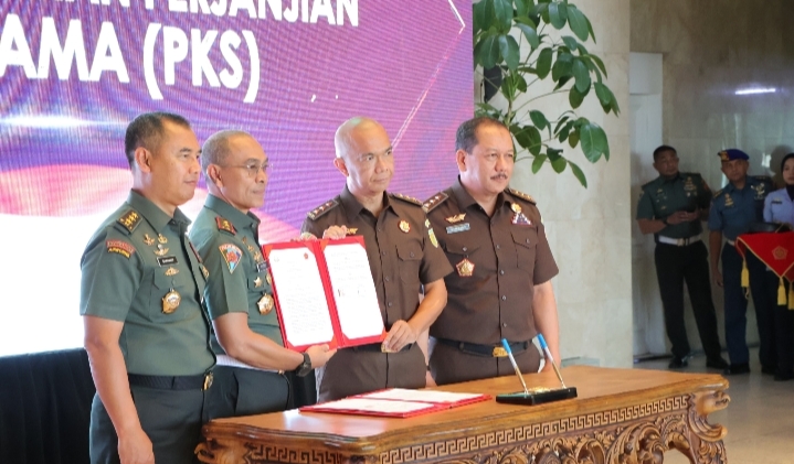 JAM- Intelijen Bersama Danpuspom Sepakat Tandatangani KerjasamaÂ
