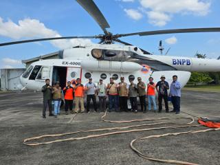 Enam Helikopter Siap Siaga Tanggulangi Karhutla di Riau