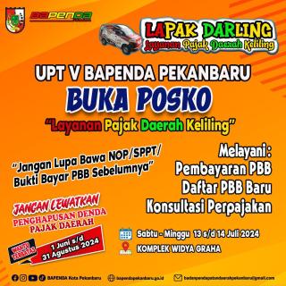Bapenda Pekanbaru Imbau Wajib Pajak Manfaatkan Diskon Pajak 100 Persen