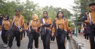 Sambut HBA ke- 64 dan HUT IAD ke- XXIV, Kejaksaan Tinggi Riau Selenggarakan Jalan Santai Bersama 