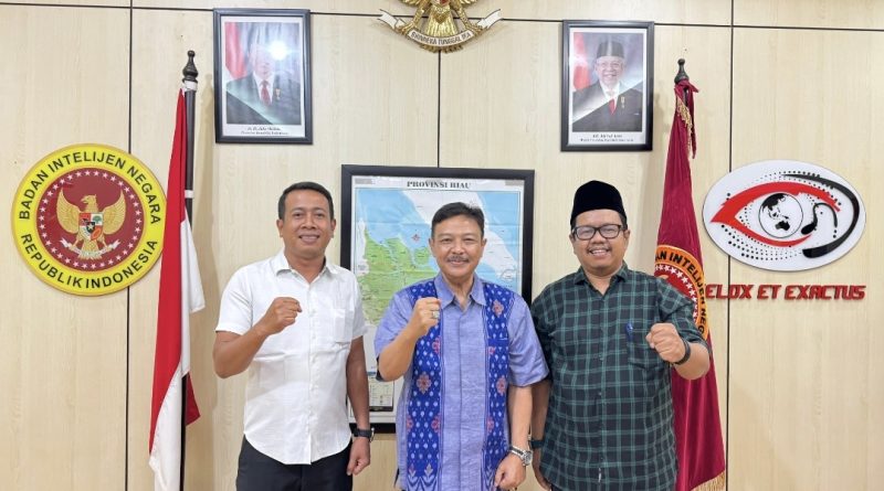 Bawaslu dan Kabinda Riau Diskusikan tentang Penguatan Kapasitas Penyelenggara Pemilu