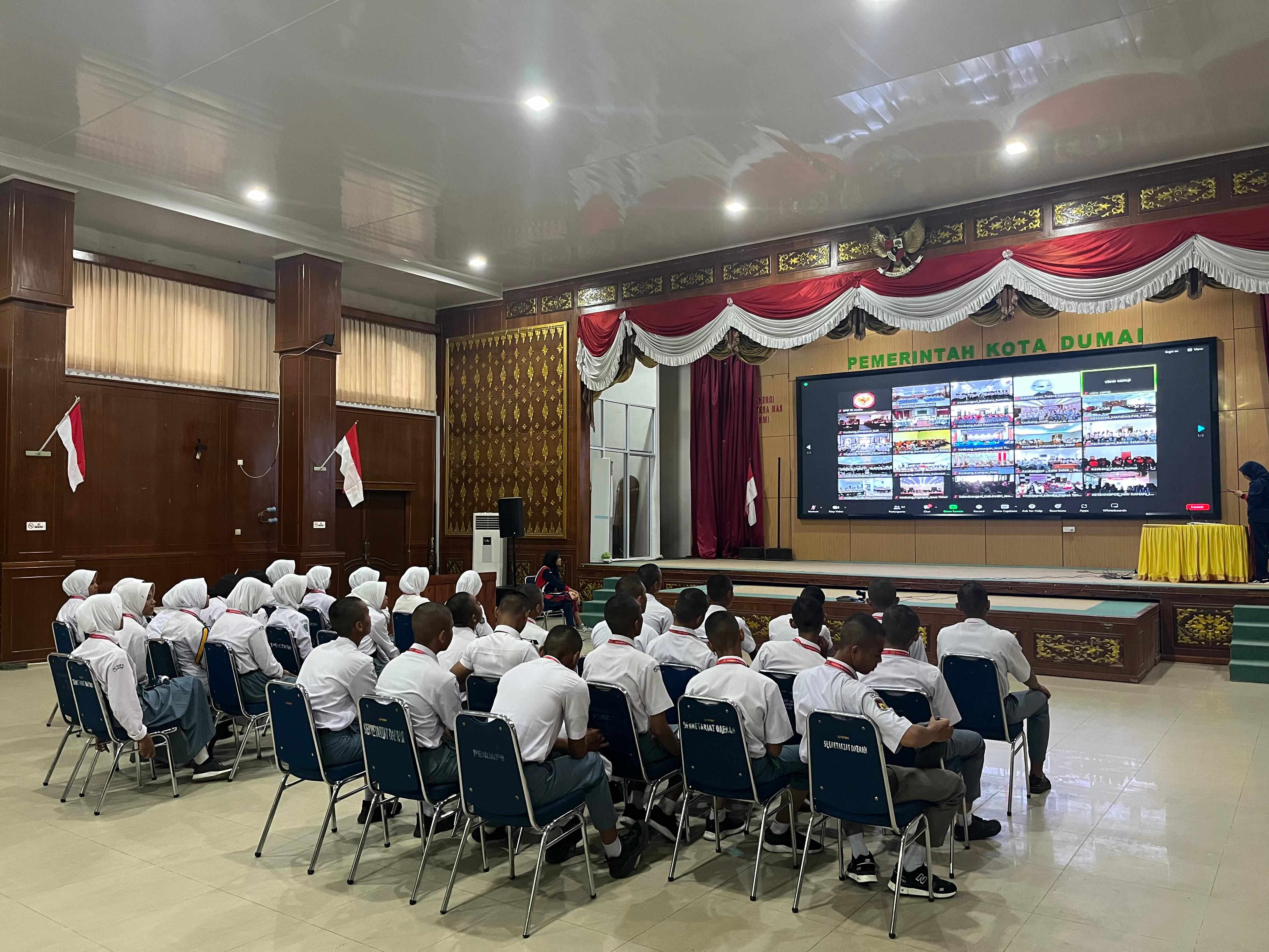 35 Orang Calon Paskibraka Kota Dumai Ikuti Pembekalan Ideologi Pancasila oleh BPIP