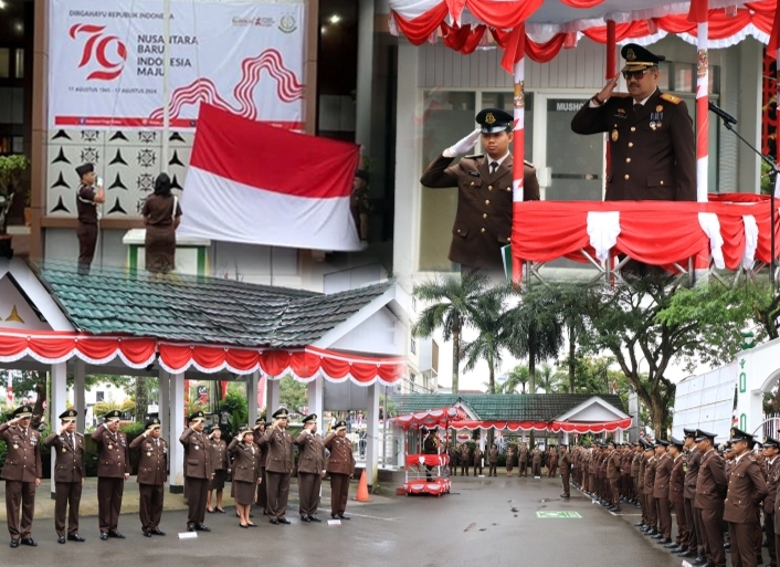 Wakajati Maluku Menjadi Inspektur Upacara HUT Kemerdekaan RI ke 79 Tahun 2024