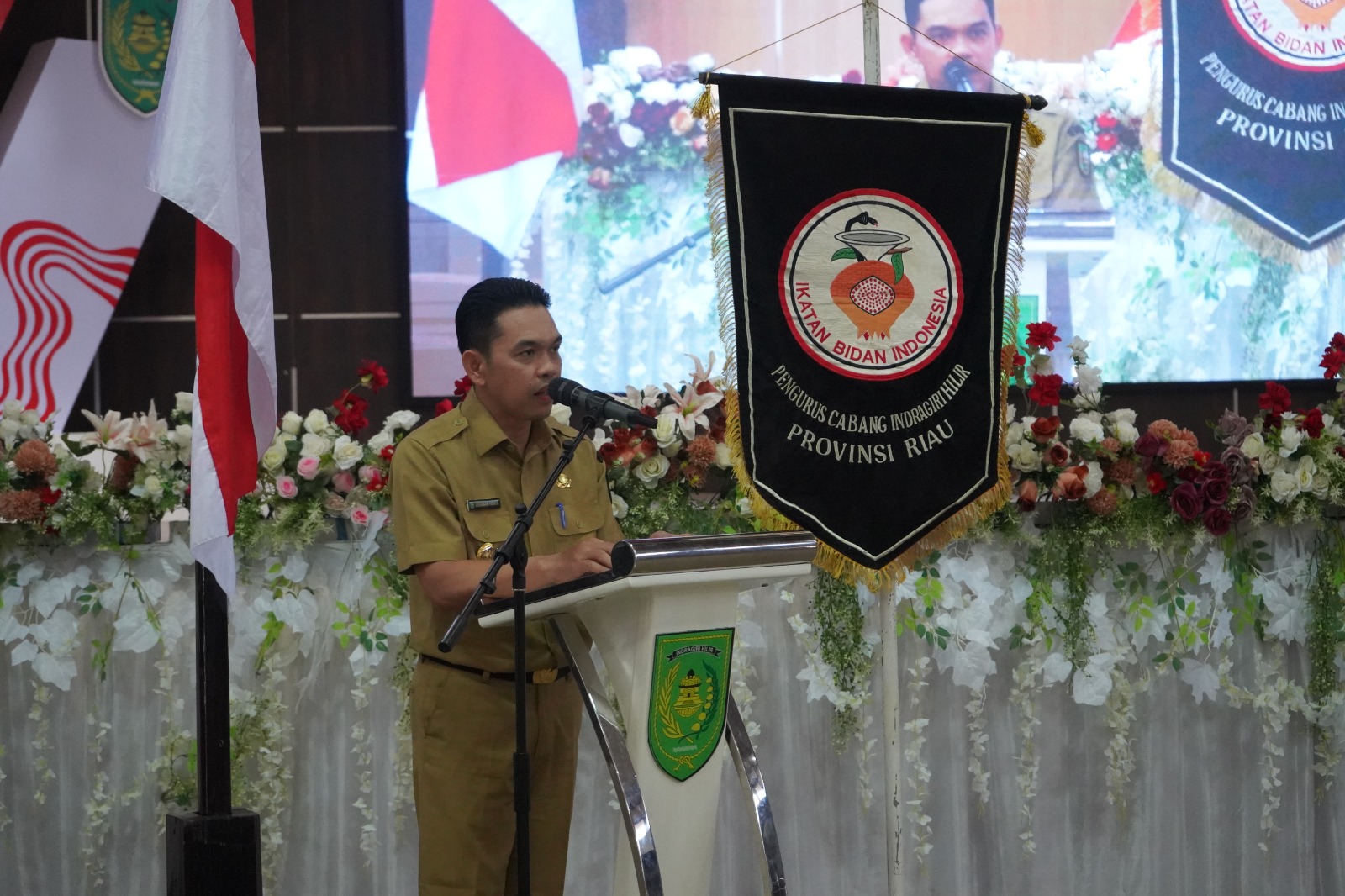Pj Bupati Inhil Hadiri Perayaan HUT Ikatan Bidan Indonesia ke-73