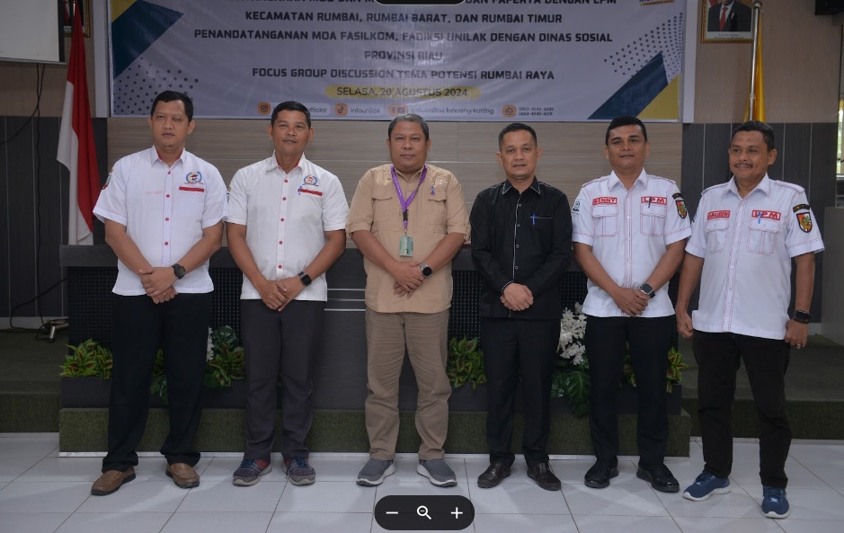 Dinsos Riau bersama Unilak dan LPM di Pekanbaru Jajaki Kerja Sama