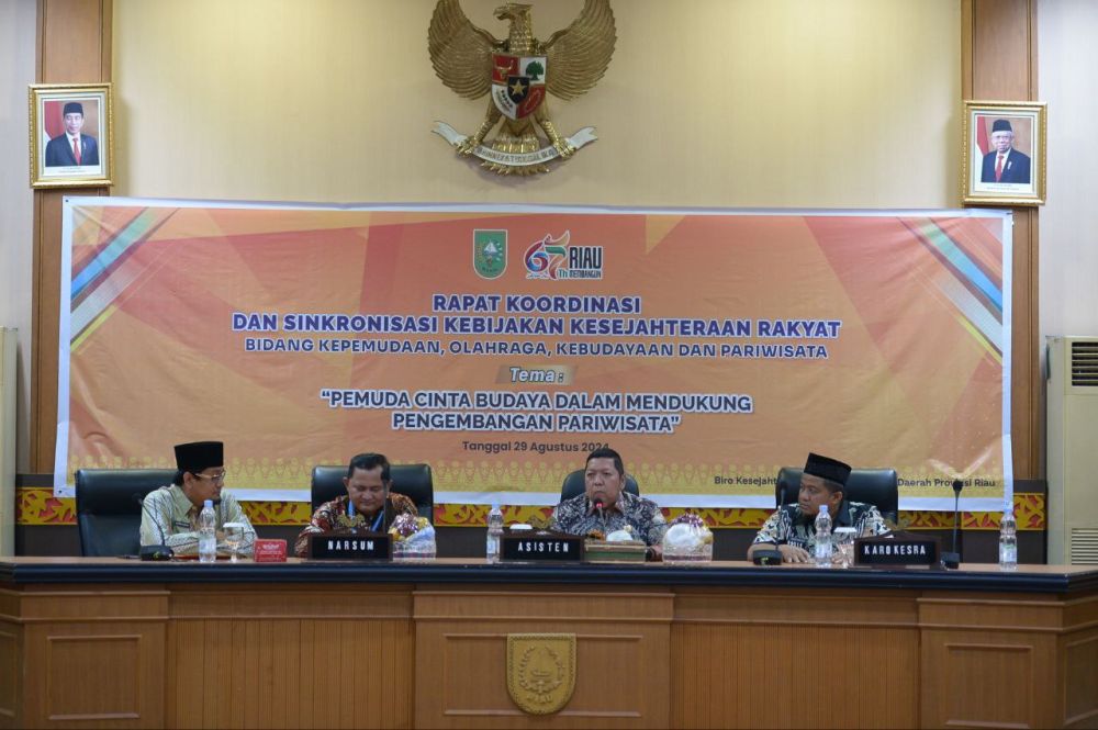 Pemprov Riau Gelar Rakor Kebijakan Kesejahteraan Rakyat Tahun 2024