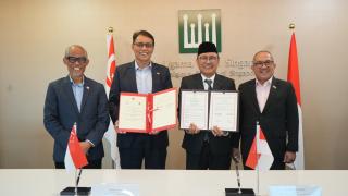 Indonesia dan Singapura Tandatangani MoU Jaminan Produk Halal