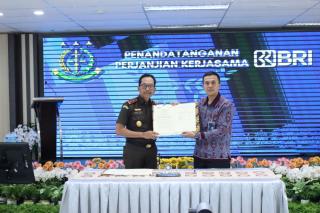 Kejaksaan Tinggi Riau Tandatangani MoU Kerjasama dengan BRI Regional Office Pekanbaru