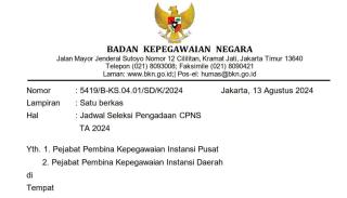 Pengumuman! Pemerintah Buka Pendaftaran Seleksi CPNS pada 20 Agustus 2024
