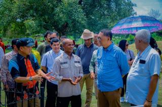 Deputi Bappenas RI Tinjau Kawasan Candi Muara Muara Takus 