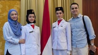 Rionaldo Stokhorst Bangga dan Haru Saat 2 Putrinya Jadi Paskibra