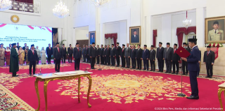 Presiden Lantik 3 Menteri dan 1 Wakil Menteri Kabinet Indonesia Maju Sisa Masa Jabatan Periode 2019-
