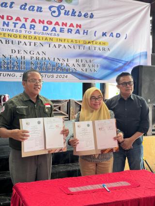Pasok Cabai Merah, Pemko Pekanbaru Bersama Pemkab Siak Jalin Kerjasama dengan Pemkab TapanuliÂ 