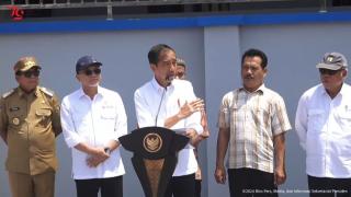 Presiden Jokowi Resmikan Pasar Pasir Gintung Kota Bandar LampungÂ 