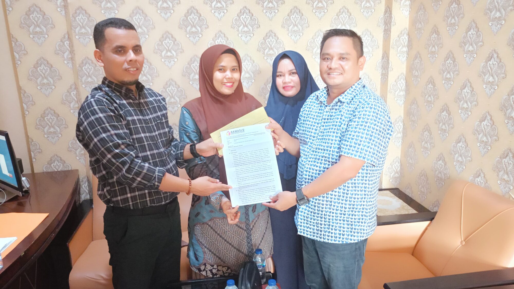 Lakukan Pencegahan, Bawaslu Kampar Sambangi Kantor KPU