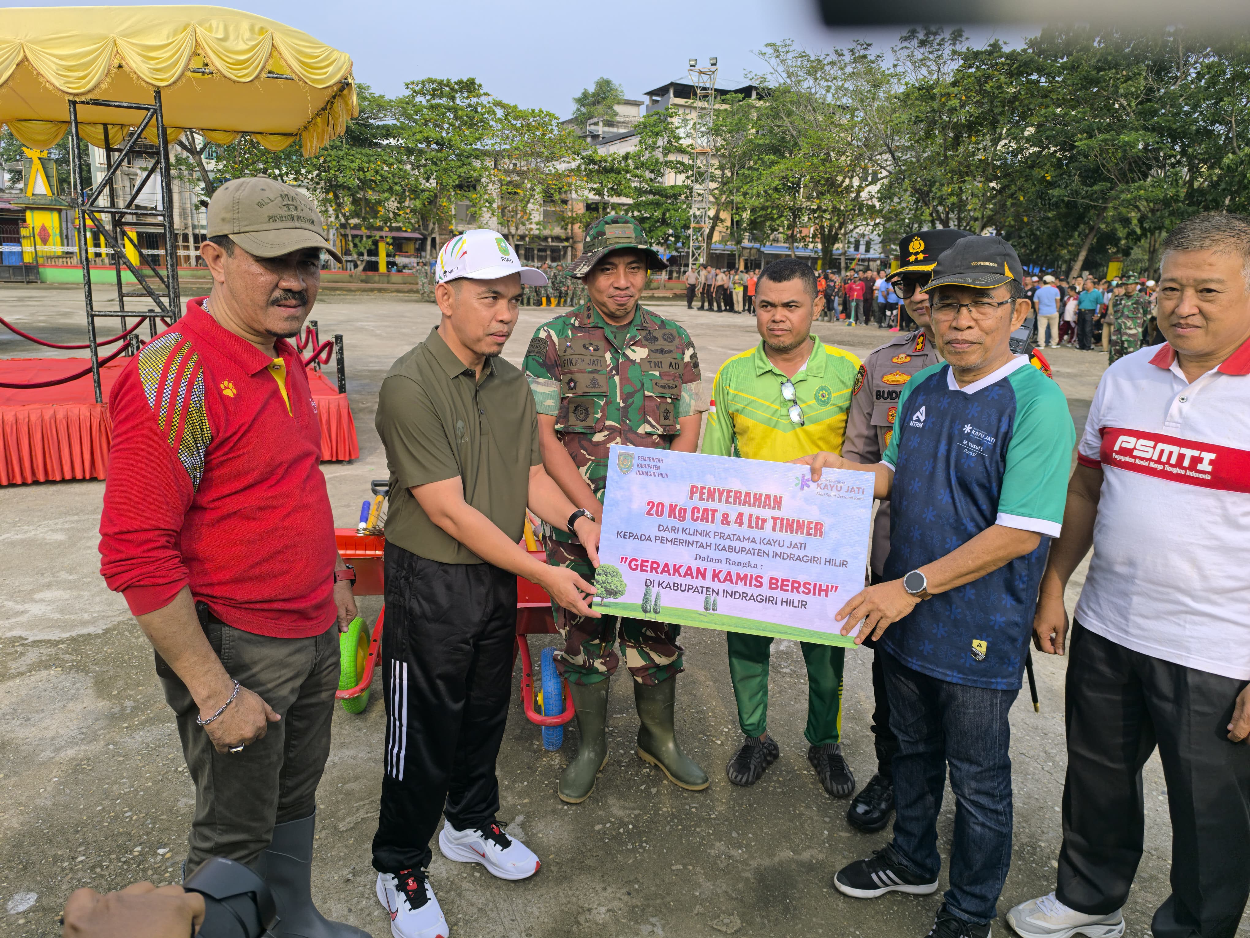 Pj Bupati Dapat Dukungan untuk Program Inhil Kamis Bersih