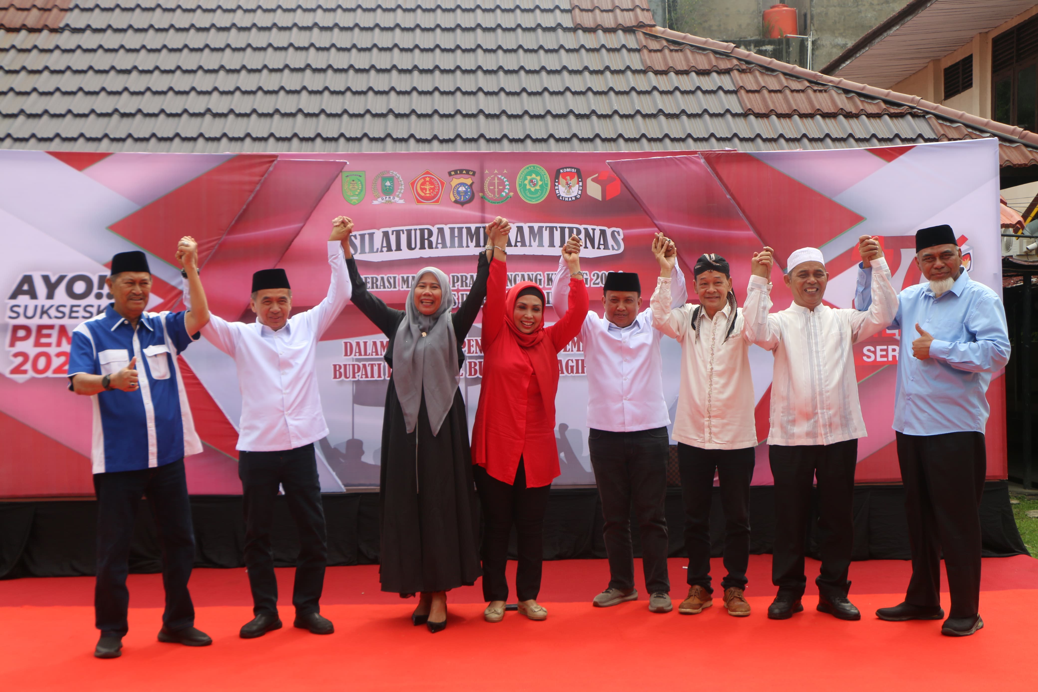 Wujudkan Pilkada Damai, Pemkab Inhil Ajak Paslon Bupati dan Wakil Bupati Hindari Kampanye Hitam