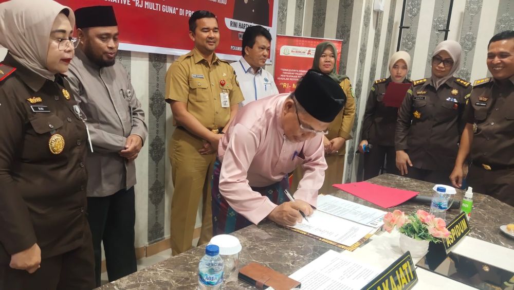 Kejati Gandeng LAM Riau Selenggarakan Restorasi Justice Multiguna