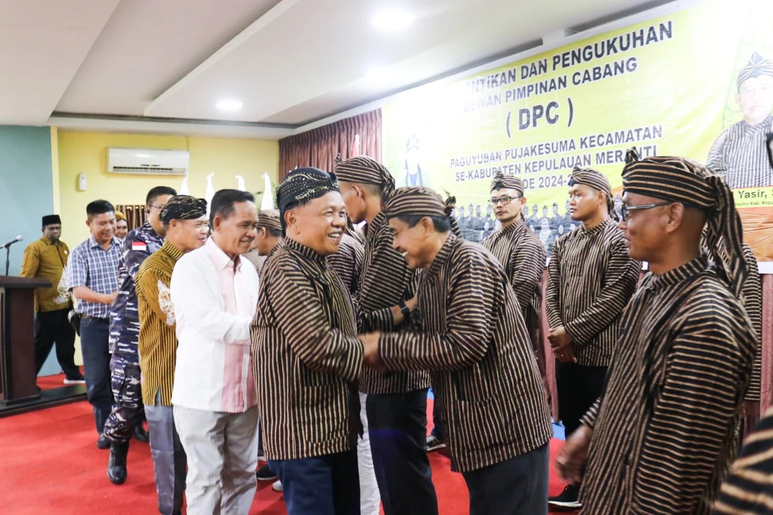 Hadiri Pelantikan DPC Pujakesuma, Asmar Ajak Bangun Meranti