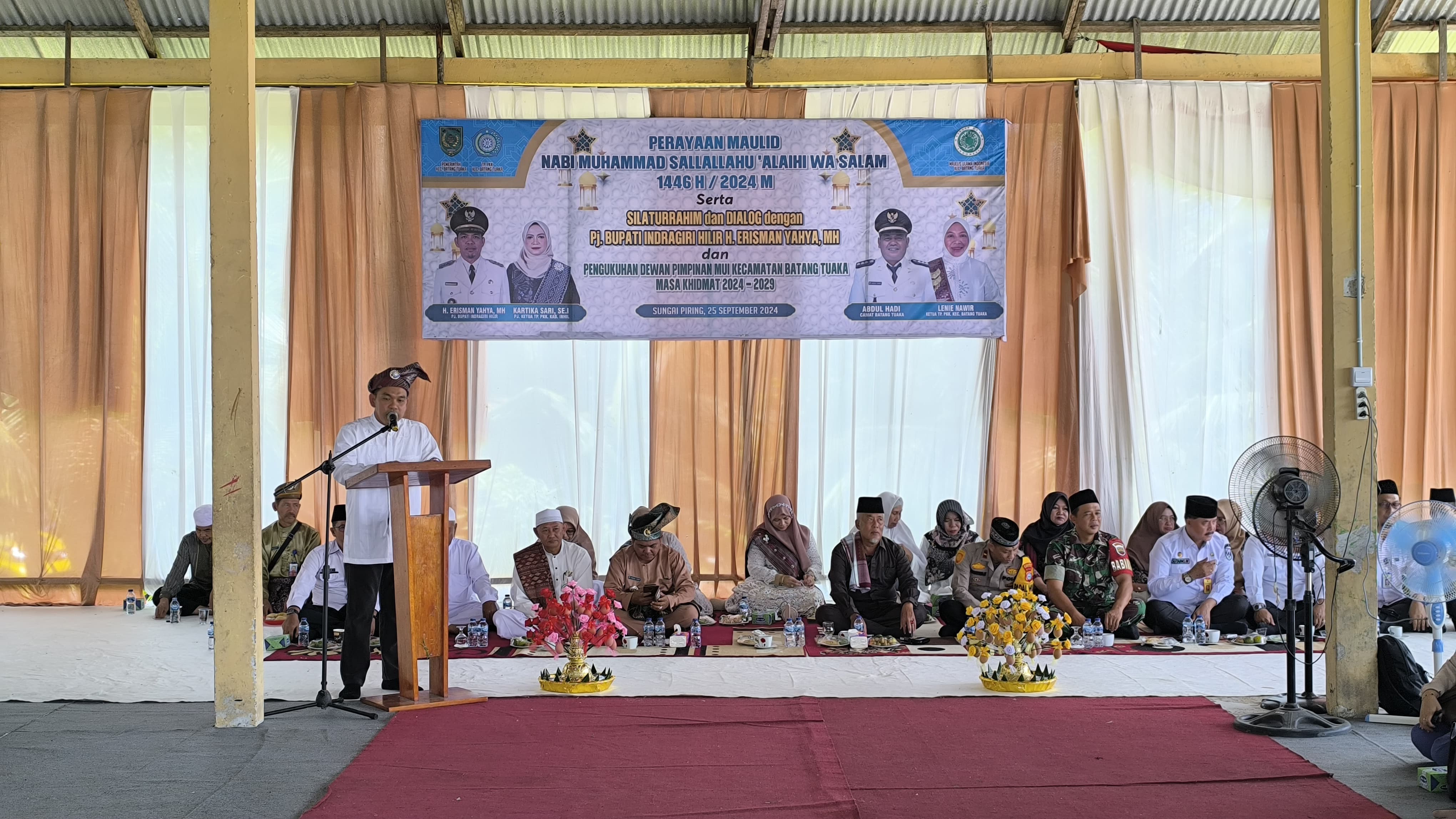 Pj Bupati H Erisman Yahya Rayakan Maulid Nabi Sambil Menggali Aspirasi Masyarakat Sungai Piring