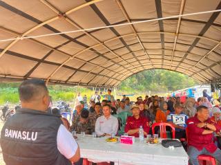 Momentum Mancokou Ikan di Gunung Malelo, Bawaslu Resmikan "Kampuong Pengawasan" Partisipatif