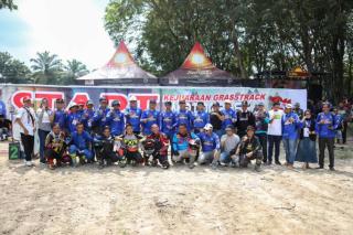 Ratusan Pembalap Ikuti Grasstrack Motocross Wali Kota Dumai Cup 1 2024
