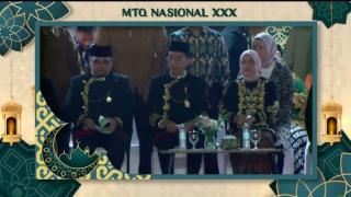 Presiden Jokowi Buka MTQ Nasional di Samarinda