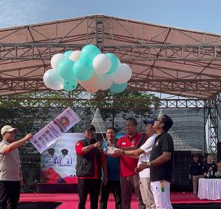 Bupati Zukri Buka Kejuaraan Tarkam Kemenpora Tingkat Kabupaten Pelalawan