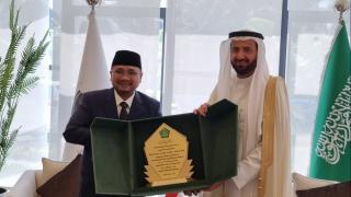  Menag Yaqut Diterima Menhaj Tawfiq, Bahas Persiapan Haji 2025