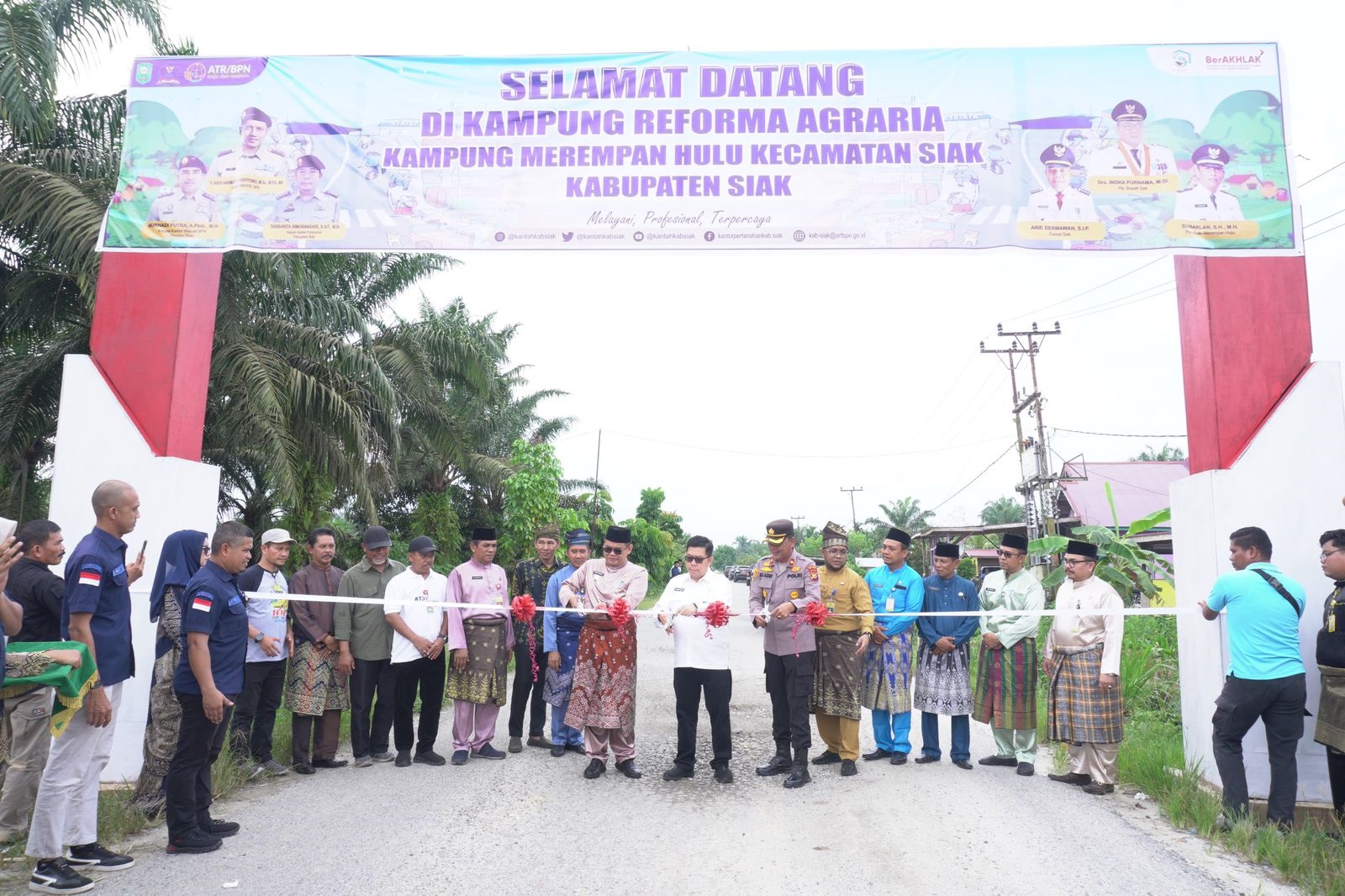 Merempan Hulu Dicanangkan Jadi Kampung Reforma Agraria 2024
