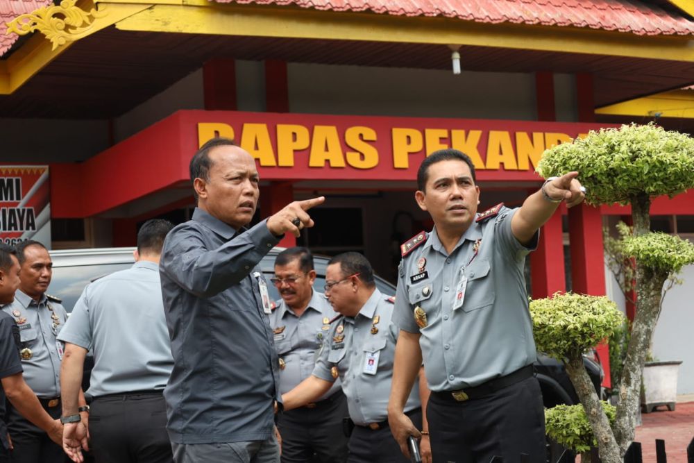Sekretaris Ditjen Pemasyarakatan Kunjungi Bapas Pekanbaru