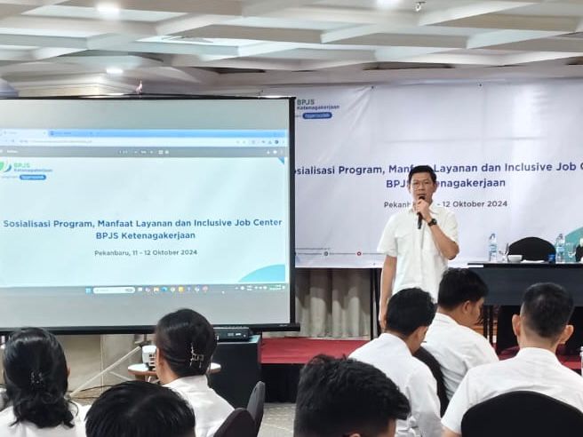 BPJS Ketenagakerjaan Cabang Duri Gelar Sosialisasi Program Inclusive Job Center Bagi Pekerja Disabil