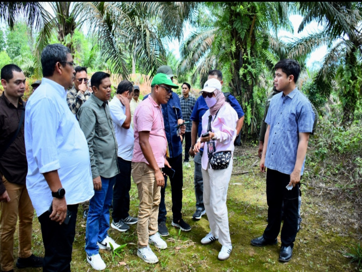 Pemkab Dampingi Tim Menko Polhukam dalam Peninjauan Lapangan Tanah Ulayat Persukuan Piliang Ganting