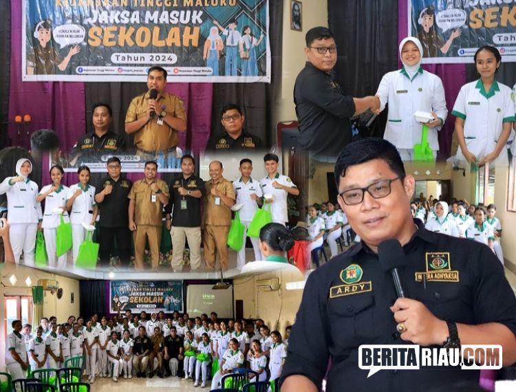 Kejati Maluku Ajak Pelajar SMK Kesehatan Nusaniwe Cegah Aksi Bullying & Penyalahgunaan Medsos