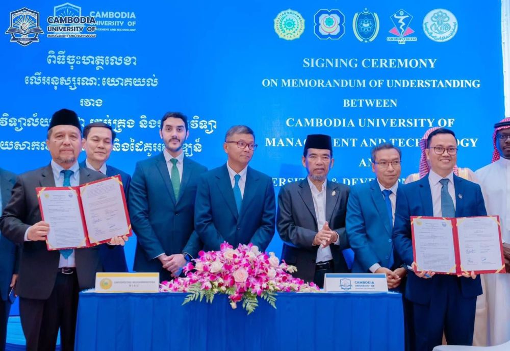 Tingkatkan Jaringan Internasional, UMRI Teken MoU dengan CUMT Kamboja
