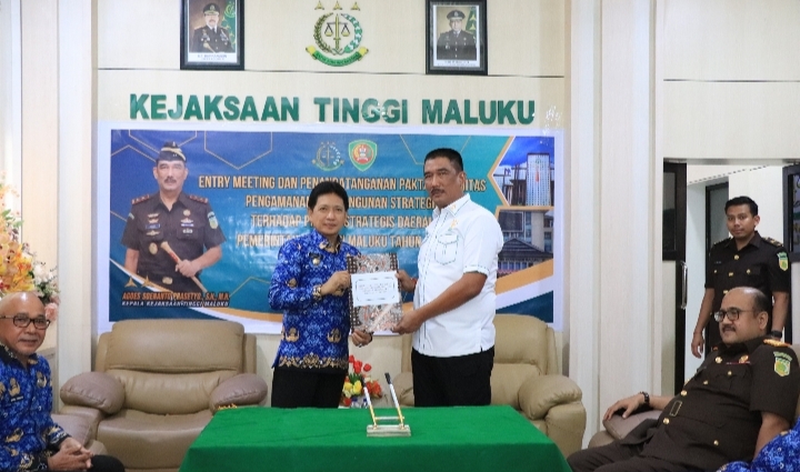 Kejati Maluku - Pemprov Maluku Sepakat Tandatangani Pakta Integritas PPS dan PSD