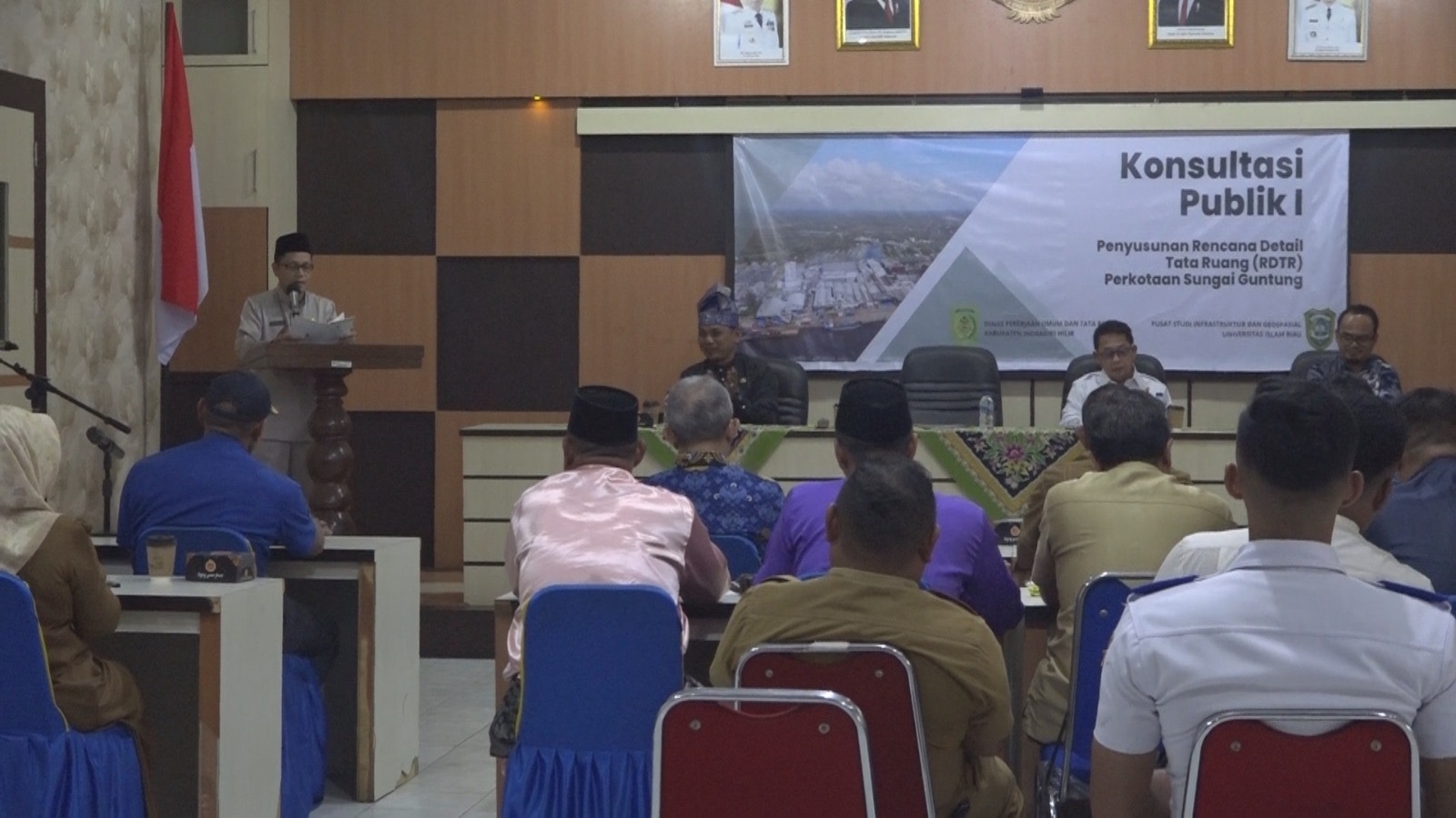 Pj Bupati Inhil Hadiri Konsultasi Publik Penyusunan RDTR Kawasan Perkotaan Sungai Gantang