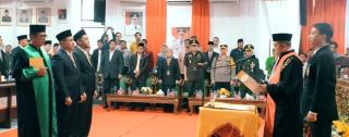 Pjs Bupati Hadiri Rapat Paripurna Pelantikan Ketua dan Wakil Ketua DPRD KuansingÂ 