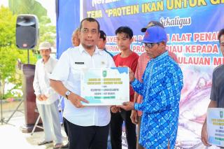 Pemkab Meranti Bersama Pemprov Riau Gelar Safari Gemarikan di Desa Alah Air