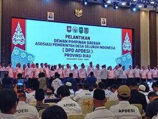 Pengurus DPD APDESI Riau Resmi Dilantik, Ini Harapan PemprovÂ 
