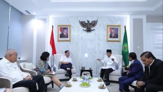 Bertemu Ketua Dewan Ekonomi Nasional, Menag Bahas Peran Agama bagi LingkunganÂ 