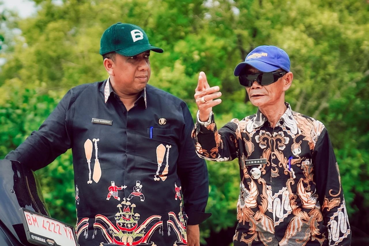 Pjs Bupati Tinjau Pertanian, Pembangunan Jalan dan Jembatan, Hingga Tambak Udang di Pulau Merbau