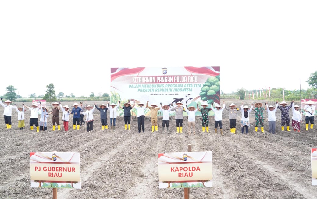 Dukung Program Presiden, Polda Riau Jadi Garda Depan Ketahanan Pangan