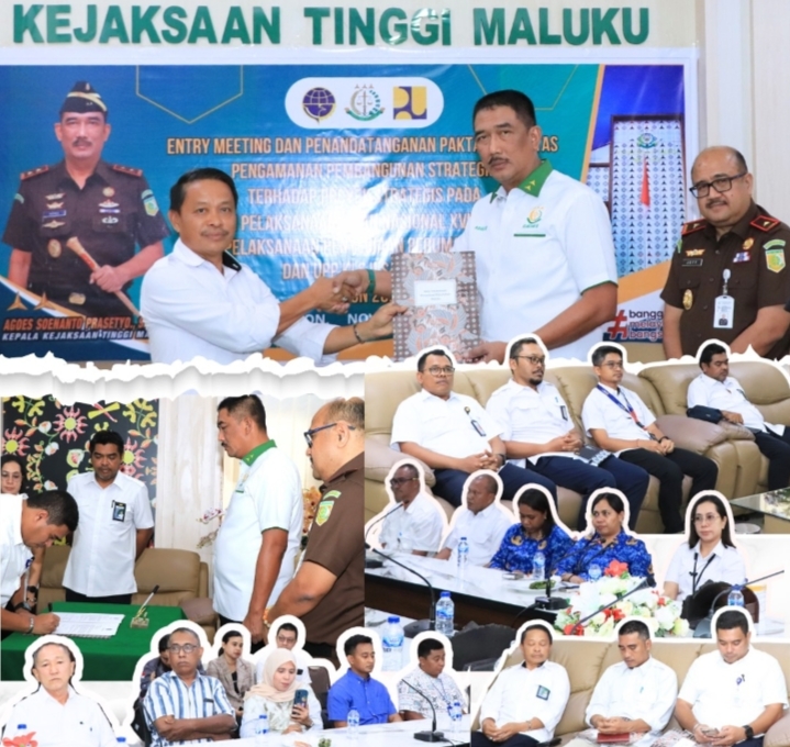 Kajati Maluku Agoes SP Pastikan PSN &Â  PAD Berjalan Tepat Waktu, Tepat Mutu dan Tepat Sasaran