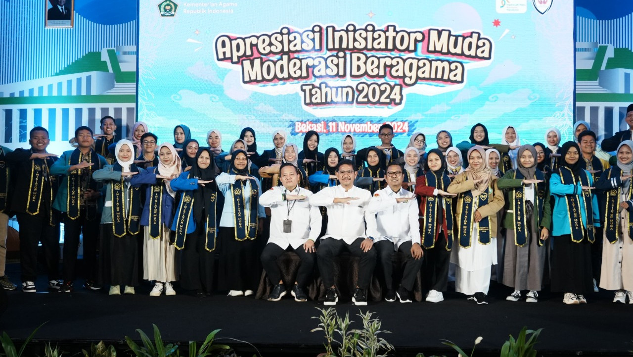 Ada dari Riau, Kemenag Tetapkan 40 Siswa Madrasah Jadi Duta Moderasi BeragamaÂ
