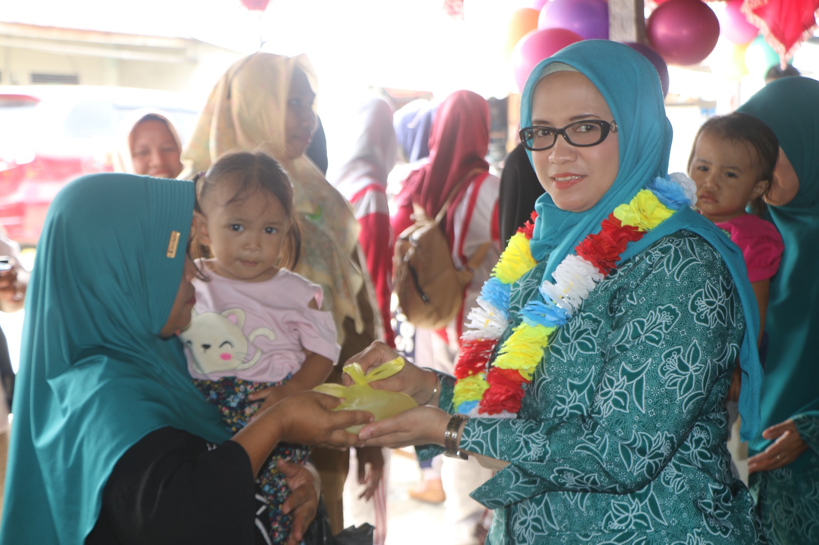 Pj Ketua TP PKK Inhil Tinjau Posyandu di Kecamatan Batang Tuaka