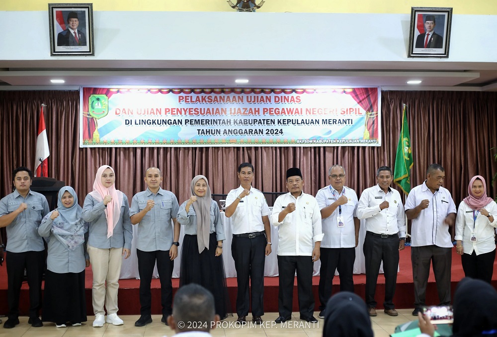 Tingkatkan Kapasitas ASN, Pemkab Kepulauan Meranti Gelar Ujian Dinas dan Penyesuaian Ijazah